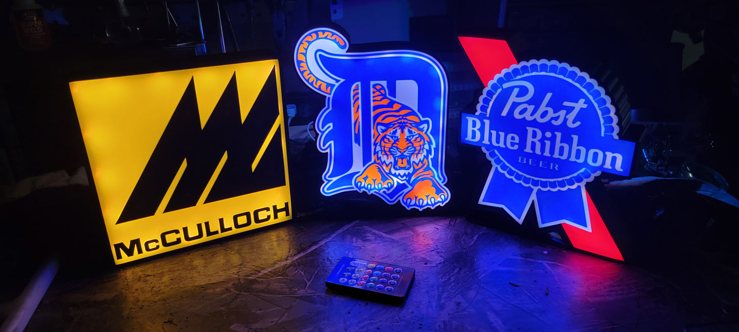 3D Printed McCulloch LED Light Box