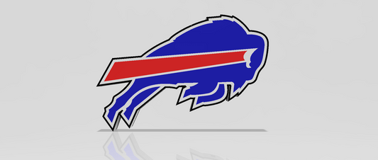 3D Printed Buffalo Bills LED Light Box