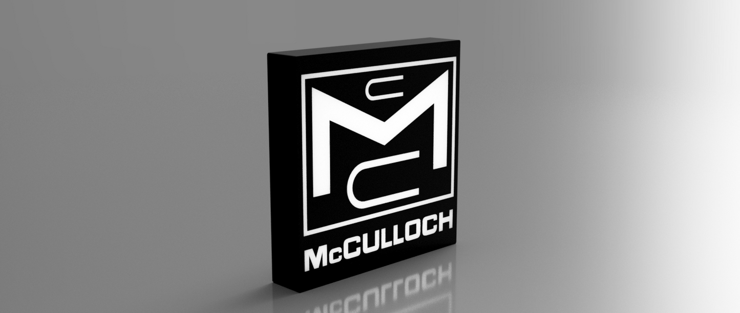 3D Printed McCulloch McC Light Box